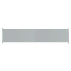 vidaXL Auvent latéral rétractable de patio 140x600 cm Gris