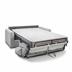 Avis Inside 75 Canapé convertible express TOULOUSE 140 cm matelas 16 cm tissu tweed beige