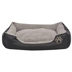 Avis Helloshop26 Lit pour chiens avec coussin rembourré taille 65 cm noir 02_0001568