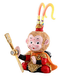 Figurines de Wukong avec pince de ventilation pour climatiseur intérieur, yeux fermés