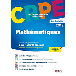 CRPE admissibilité 2018 : mathématiques - Occasion