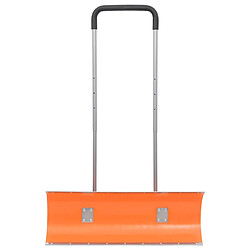 vidaXL Pelle à neige avec poignée extensible orange 96cm lame en acier