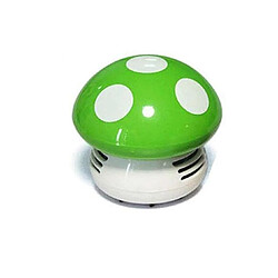 YP Select Mini aspirateur de poussière de table mignon, en forme de champignon nouvel aspirateur de bureau d'angle portable Mini aspirateur de poussière d'aspirateur mignon-Vert