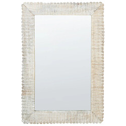 Beliani Miroir BAUGY 94 cm Blanc