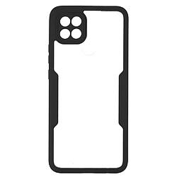 Coque en TPU + acrylique noir pour votre Oppo A15/A15s