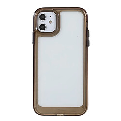 Coque en TPU + acrylique transparent, hybride gris pour votre Apple iPhone 11 6.1 pouces