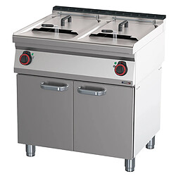 Friteuse électrique avec soubassement 2x17 litres 80 - Casselin