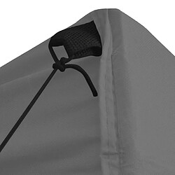 Acheter vidaXL Tente de réception pliable avec 4 parois 2x2 m Acier Anthracite