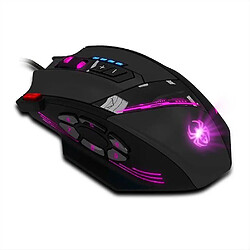 Acheter Universal C-12 Boutons programmables LED Optical USB Gaming Mouse Souris 8000 DPI Table d'ordinateur Ergonomic Silent