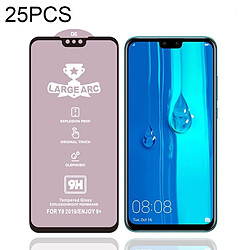 Wewoo Film de verre trempé Pour Huawei Y9 2019 25 PCS 9H HD de plein écran à haute alumine