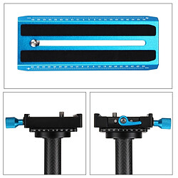 Wewoo Stabilisateur bleu pour DSLR et DV Digital Video & Cameras, gamme de charge: 0.5-3kg tenu dans la main de fibre de carbone de S60T 38.5-61cm pas cher