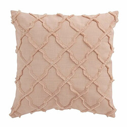 Paris Prix Coussin Déco Carré Losanges 43x43cm Rose