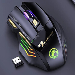 Yonis Souris Gaming Sans Fil RGB Silencieuse Rechargeable