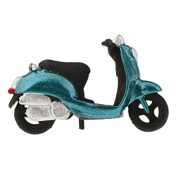 Modèle 1:64 Mini Modèle De Scénario De Disposition De Scooter En Plastique Pour Matchbox Blue