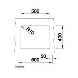 Avis Blanco Evier sous plan Sublime 500-U, Cuve sous plan Silgranit, 527170