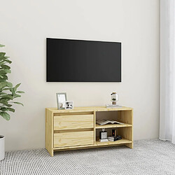 vidaXL Meuble TV 80x31x39 cm bois de pin massif