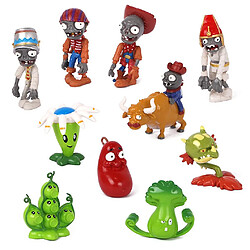 Universal 10pcs plante zombie semeur figure jouet modèle(Coloré)