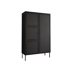 Bestmobilier Lavaggi - buffet haut - noir - 166 cm