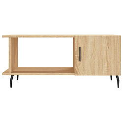 Acheter vidaXL Table basse chêne sonoma 90x50x40 cm bois d'ingénierie