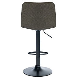 Acheter Non Tabouret de bar Lex tissu noir