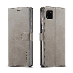 Etui en PU avec support gris pour votre Samsung Galaxy A81/Note 10 Lite