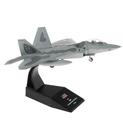 Acheter 1/100 Armée Américaine F-22 Fighter Raptor Avion Modèle Moulé sous Pression Avion avec Support