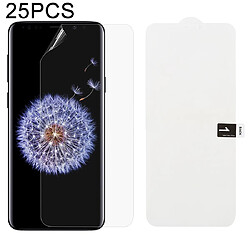 Wewoo Film protecteur avant à couverture intégrale en d'hydrogel doux de 25 PCS avec alcool coton + carte à gratter pour Galaxy S8 Plus