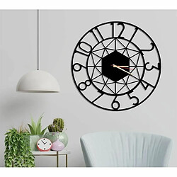 DEKORY Siena Horloge Murale en Métal 50cm