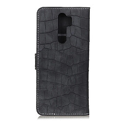 Avis Wewoo Housse Coque Pour OPPO A9 2020 Etui à rabat horizontal en cuir texturé au crocodile avec support et porte-monnaie et emplacements cartes et cadre photo Noir