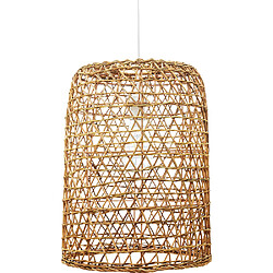 ICONIK INTERIOR Lampe suspendue style boho Bali en rotin naturel - Lian Bois naturel