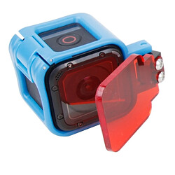 Avis Wewoo Cadre de protection bleu pour la session GoPro HERO5 / Session HERO4 / Session HERO Low-Frame Frame Mount avec filtre