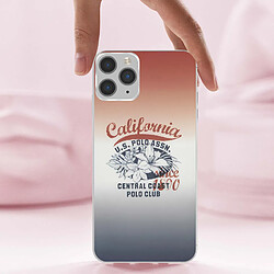 Avis Us Polo U.S Polo Coque pour iPhone 11 Pro California Central Coast Antichoc Bleu / Rouge