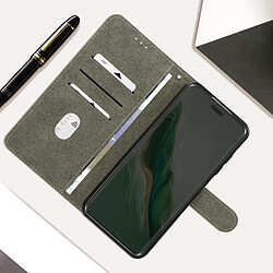 Avis Avizar Housse pour Honor Magic 6 Pro Effet Brossé Portefeuille et Support Vert Foncé