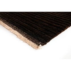 Vidal Tapis de laine 239x174 noir Juma