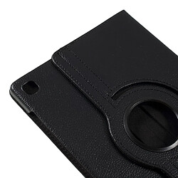 Acheter Etui en PU texture itchi avec support rotatif à 360 ° noir pour votre Samsung Galaxy Tab S5e SM-T720