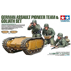 Tamiya Figurine Mignature German Assault Pioneer Team & Goliath Set