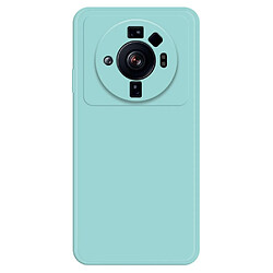 Coque en TPU antichoc, caoutchouté pour votre Xiaomi 12S Ultra 5G - cyan