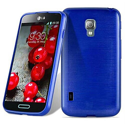 Acheter Cadorabo Coque LG L7 II (2. SIM) Etui en Bleu