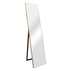 Miroir sur pied Barletta psyché inclinable 150 x 35 cm doré [en.casa]