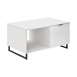 Avis Bestmobilier Barbara - table basse - blanc - 100 cm