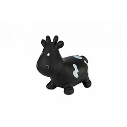 Hoppimals Tootiny Vache Sauteuse et Bondissante Animal Sauteur pour Les Enfants âgés de 12 Mois et Plus - Emballé dans Une Boîte Cadeau, Pompe Incluse ? Chevauchez Un Animal Gonflable ? Noire