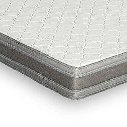 Inside 75 Canapé CanapExpress GRANDIOSE matelas mémory 22 cm tissu tweed gris anthracite pas cher