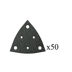 Fein Jeu de 50 triangles abrasifs perforés Grain 100