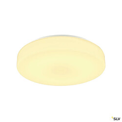 Slv Applique et plafonnier intérieur rond LIPSY® 40, Drum, blanc, LED - Ø 35 cm