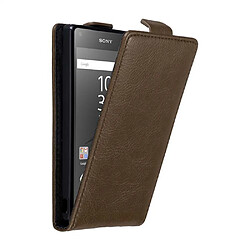 Cadorabo Coque Sony Xperia Z5 COMPACT Etui en Marron