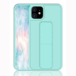 Wewoo Coque Rigide Pour iPhone 11 antichoc PC + TPU étui de protection avec bracelet et support vert