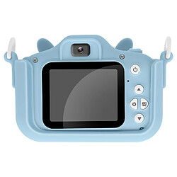 Avizar Appareil Photo Numérique pour Enfant Design Lapin Résolution 1080p Bleu Pâle