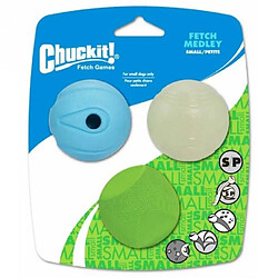 CHUCKIT! Fetch medley 3-PK - 3 Balles S Ø 5cm - Pour chien