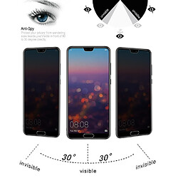 Wewoo Film de verre trempé Protecteur d'écran anti-éblouissement pour confidentialité avec Huawei P20 9H et dureté de 180 degrés pas cher