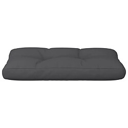 Acheter vidaXL Coussin de palette noir 70x40x12 cm tissu